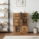 vidaXL Fiókos szekrény Antik Fa 66 x 34,5 x 87 cm Szerelt Fa