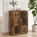 vidaXL Fiókos szekrény Antik Fa 66 x 34,5 x 87 cm Szerelt Fa