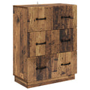 vidaXL Fiókos szekrény Antik Fa 66 x 34,5 x 87 cm Szerelt Fa