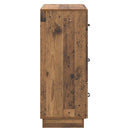 vidaXL Fiókos szekrény Antik Fa 66 x 34,5 x 87 cm Szerelt Fa