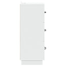 vidaXL Fiókos szekrény Fehér 33 x 34,5 x 87 cm Szerelt Fa
