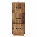 vidaXL Fiókos szekrény 33 x 34,5 x 87 cm Szerelt Fa Antik Fa