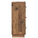 vidaXL Fiókos szekrény 33 x 34,5 x 87 cm Szerelt Fa Antik Fa