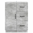vidaXL Széf fiókkal Betonszürke 66 x 34,5 x 87 cm Szerelt Fa