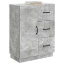 vidaXL Széf fiókkal Betonszürke 66 x 34,5 x 87 cm Szerelt Fa