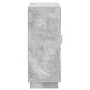 vidaXL Széf fiókkal Betonszürke 66 x 34,5 x 87 cm Szerelt Fa