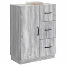 vidaXL Széf fiókkal Szürke Sonoma 66 x 34,5 x 87 cm Szerelt Fa