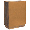 vidaXL Széf fiókkal Antik Fa 66 x 34,5 x 87 cm Szerelt Fa