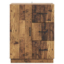 vidaXL Széf fiókkal Antik Fa 66 x 34,5 x 87 cm Szerelt Fa