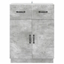 vidaXL Széf fiókkal Betonszürke 66 x 34,5 x 87 cm Szerelt Fa