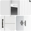 vidaXL Széf fiókkal Magasfényű Fehér 66 x 34,5 x 87 cm Szerelt Fa