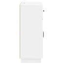 vidaXL Széf fiókkal Magasfényű Fehér 66 x 34,5 x 87 cm Szerelt Fa