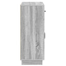 vidaXL Széf fiókkal Szürke Sonoma 66 x 34,5 x 87 cm Szerelt Fa