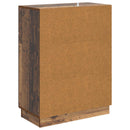 vidaXL Széf fiókkal Antik Fa 66 x 34,5 x 87 cm Szerelt Fa