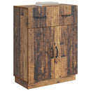 vidaXL Széf fiókkal Antik Fa 66 x 34,5 x 87 cm Szerelt Fa