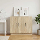 vidaXL Széf Sonoma Tölgy 89 x 34,5 x 77 cm Szerelt Fa