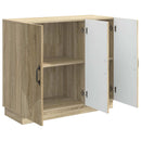 vidaXL Széf Sonoma Tölgy 89 x 34,5 x 77 cm Szerelt Fa