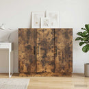 vidaXL Széf Füstös Tölgy 89 x 34,5 x 77 cm Szerelt Fa
