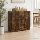 vidaXL Széf Füstös Tölgy 89 x 34,5 x 77 cm Szerelt Fa