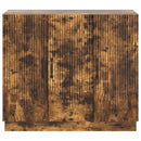 vidaXL Széf Füstös Tölgy 89 x 34,5 x 77 cm Szerelt Fa