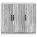 vidaXL Széf Szürke Sonoma 89 x 34,5 x 77 cm Szerelt Fa