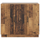 vidaXL Széf Antik Fa 89 x 34,5 x 77 cm Szerelt Fa