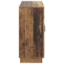 vidaXL Széf Antik Fa 89 x 34,5 x 77 cm Szerelt Fa