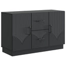 vidaXL Széf fiókkal Fekete 89 x 34,5 x 57 cm Szerelt Fa