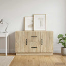 vidaXL Széf fiókkal Sonoma Tölgy 89 x 34,5 x 57 cm Szerelt Fa