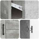 vidaXL Széf fiókkal Betonszürke 89 x 34,5 x 57 cm Szerelt Fa