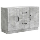 vidaXL Széf fiókkal Betonszürke 89 x 34,5 x 57 cm Szerelt Fa