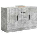 vidaXL Széf fiókkal Betonszürke 89 x 34,5 x 57 cm Szerelt Fa