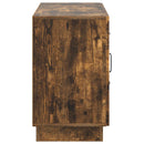 vidaXL Széf fiókkal Füstös Tölgy 89 x 34,5 x 57 cm Szerelt Fa