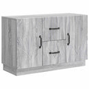 vidaXL Széf fiókkal Szürke Sonoma 89 x 34,5 x 57 cm Szerelt Fa