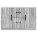 vidaXL Széf fiókkal Szürke Sonoma 89 x 34,5 x 57 cm Szerelt Fa