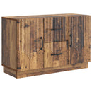 vidaXL Széf fiókkal Antik Fa 89 x 34,5 x 57 cm Szerelt Fa