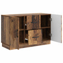 vidaXL Széf fiókkal Antik Fa 89 x 34,5 x 57 cm Szerelt Fa