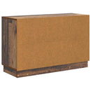vidaXL Széf fiókkal Antik Fa 89 x 34,5 x 57 cm Szerelt Fa