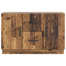 vidaXL Széf fiókkal Antik Fa 89 x 34,5 x 57 cm Szerelt Fa
