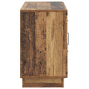 vidaXL Széf fiókkal Antik Fa 89 x 34,5 x 57 cm Szerelt Fa