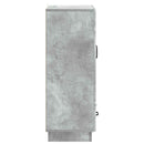 vidaXL Széf fiókkal Betonszürke 66 x 34,5 x 92 cm Szerelt Fa