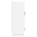 vidaXL Széf fiókkal Magasfényű Fehér 66 x 34,5 x 92 cm Szerelt Fa