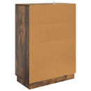 vidaXL Széf fiókkal Füstös Tölgy 66 x 34,5 x 92 cm Szerelt Fa