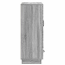 vidaXL Széf fiókkal Szürke Sonoma 66 x 34,5 x 92 cm Szerelt Fa