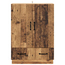 vidaXL Széf fiókkal Antik Fa 66 x 34,5 x 92 cm Szerelt Fa