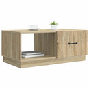 vidaXL Dohányzóasztal Sonoma Tölgy 90 x 50 x 37 cm Szerelt Fa