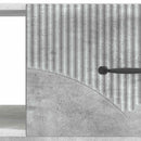 vidaXL Dohányzóasztal Betonszürke 90 x 50 x 37 cm Szerelt Fa