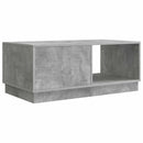 vidaXL Dohányzóasztal Betonszürke 90 x 50 x 37 cm Szerelt Fa