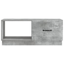 vidaXL Dohányzóasztal Betonszürke 90 x 50 x 37 cm Szerelt Fa