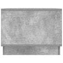 vidaXL Dohányzóasztal Betonszürke 90 x 50 x 37 cm Szerelt Fa